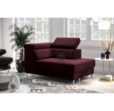 Křeslo lenoška GALAXY - vínová , pravá Křeslo lenoška GALAXY - vínová , pravá