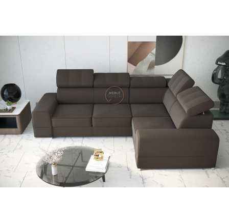 Rohová sedací souprava ROYAL II 280×210 - hnědá , pravá Rohová sedací souprava ROYAL II 280×210 - hnědá , pravá