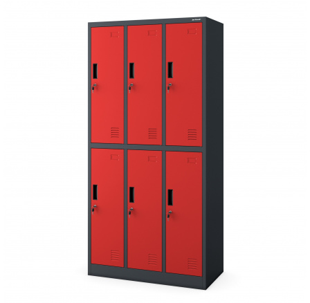 Šatní skříň s 6 boxy IGOR, 900 x 1850 x 450 mm Šatní skříň s 6 boxy IGOR, 900 x 1850 x 450 mm