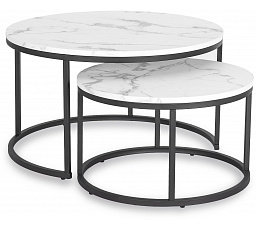 Sada stolků DAFNE MAX Bílý Mramor