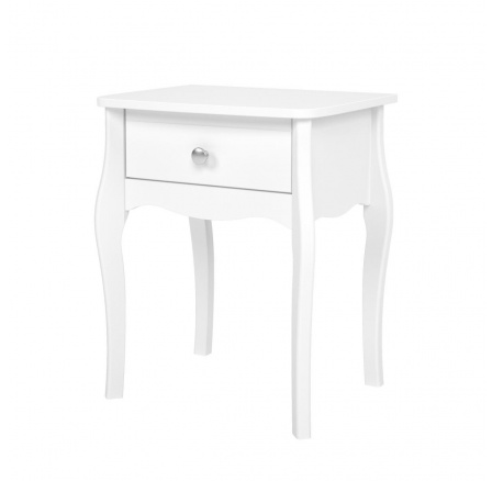 Noční stolek Baroneta bílý mat Noční stolek Baroneta bílý mat