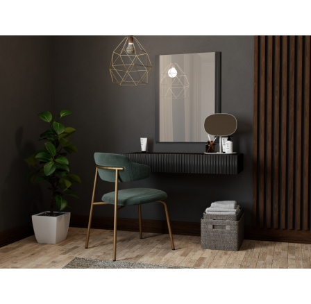 Toaletní stolek PAFOS, Mat černá Toaletní stolek PAFOS, Mat černá