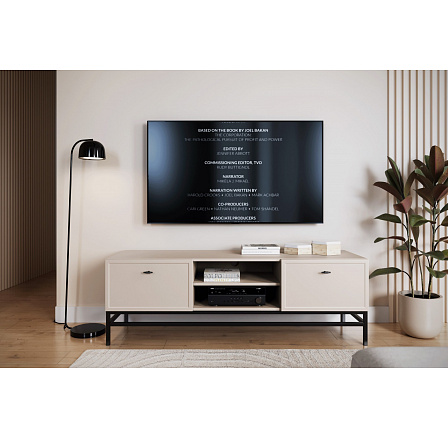 LORINI RTV 150 2SZ - kašmír / černý T-bar / černý rám LORINI RTV 150 2SZ - kašmír / černý T-bar / černý rám