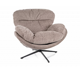 Křeslo otočné FLORENCE RAVEN, Tmavě béžová 30/Černá