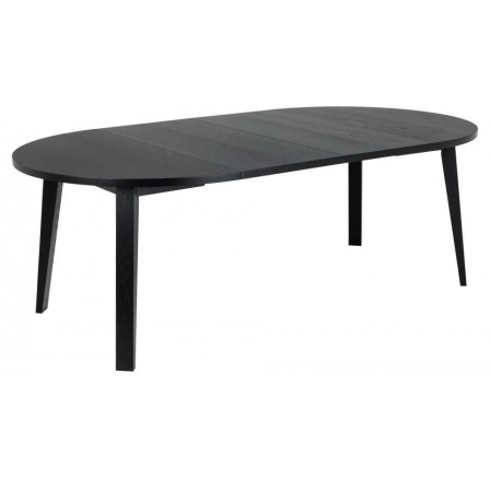 Stůl A-Line 120/220 cm černý s přídavnými deskami