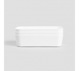 Sada krabic LURDES plast 3 ks. 18x13x4.5cm 736339