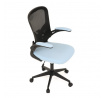 Kancelářská židle, houpací mechanismus, modrá, KA-V317 BLUE