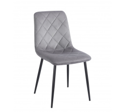 Židle velvet - Riviera 91 šedá K6-FX (B)