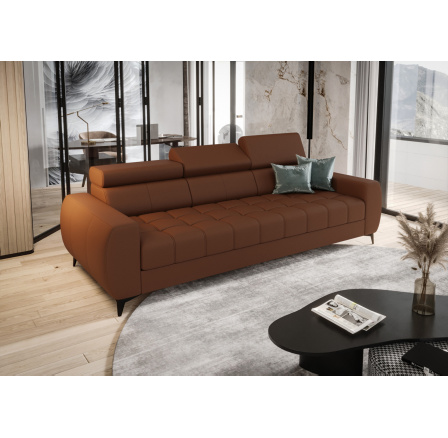 Sofa PORTO III 260 cm přírodní kůže - Koňaková kůže Sofa PORTO III 260 cm přírodní kůže - Koňaková kůže