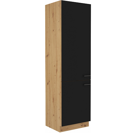 Kuchyňská skříň MODENA - 60 DK-210 2F, Dub Artisan/Černý mat+Dub Artisan