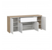Komoda Nerea 316, jackson hickory/bílý lesk