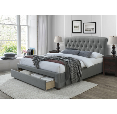 Postel AVANTI 160, šedá