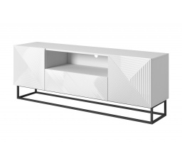 TV komoda Asha, bílý lesk