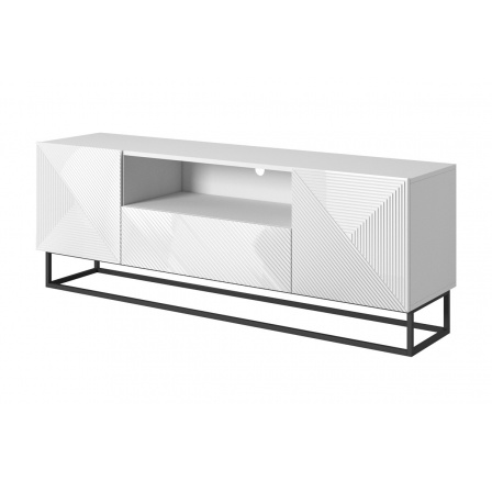 TV komoda Asha, bílý lesk TV komoda Asha, bílý lesk