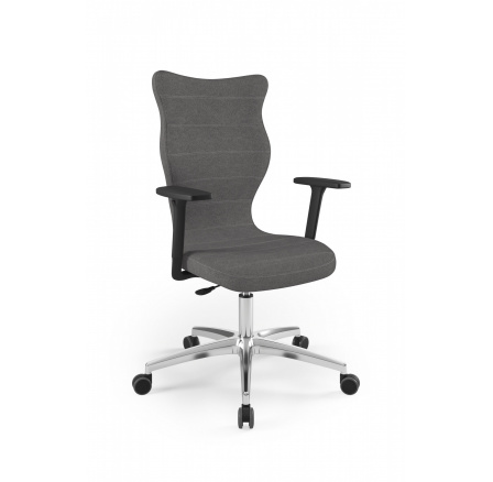 Křeslo kancelářské otočné  PERTO , Leštěný hliník Castel 33 velikost 7