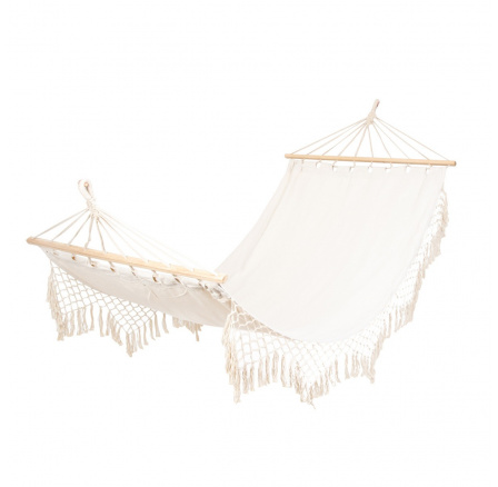 Houpací síť WOBBLE boho ecru 100x200 cm 890111