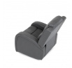 Polohovací křeslo, šedá, látka vintage, TV-4089 GREY