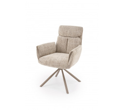 Jídelní židle K596 CS, béžová / kašmír