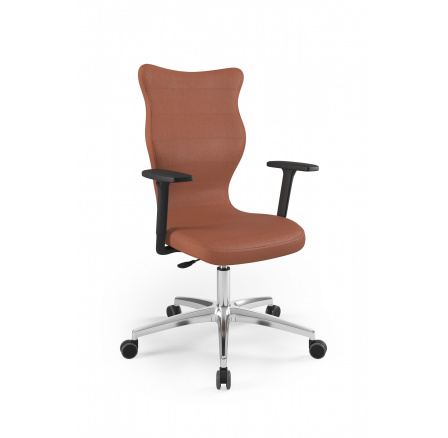 Křeslo kancelářské otočné  PERTO PLUS , Leštěný hliník Vega 02 velikost 7