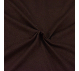 Jersey prostěradlo tmavě hnědé 200x200