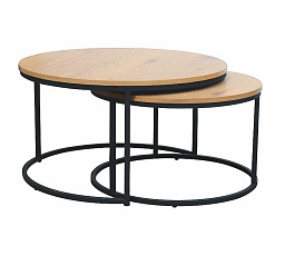 Konferenční stůl ATLANTA III, Dub/Černá