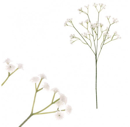 Gypsophila - umělá větev, bílé květy