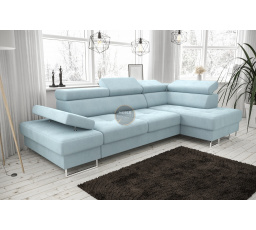 Rohová sedací souprava GALAXY MINI 170x280 - modrá, pravá