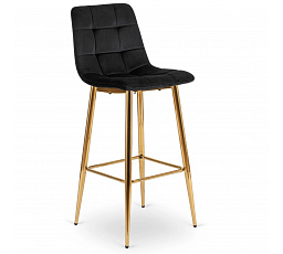 Barová židle ARIEL Černý Samet