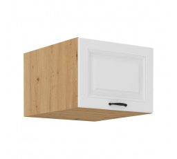 Kuchyňská horní skříňka STIPE 50 Nagu 36 1F, Bílá/Dub artisan
