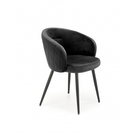Jídelní židle K430, Černá/Černá