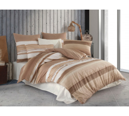 Prodloužené povlečení bavlna 140x220, 70x90cm Orin beige