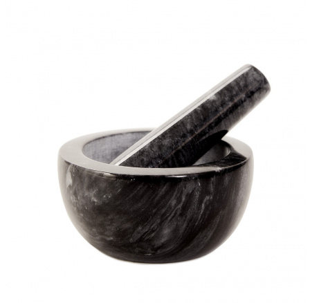 Hmoždíř MARBLE mramor černý 12 cm ALL 854199