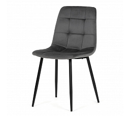 Jídelní židle, šedá, sametová látka, CT-V5081 GREY4
