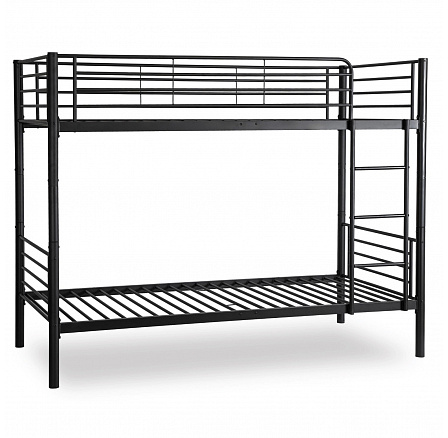 Patrová postel RODEZ 90x200 pro děti černá