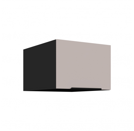 Horní skřínka ARONA - 50 NAGU-36 1F, Černá mat/Kašmír Horní skřínka ARONA - 50 NAGU-36 1F, Černá mat/Kašmír