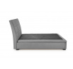 Postel s úložným prostorem CONTINENTAL 2, Šedý Velvet