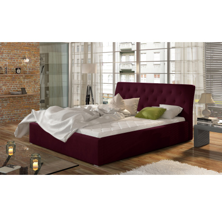 Postel Milano 160x200 + rošt kov./zved.písty/ul. prostor Mat Velvet 68 1