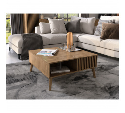 Konferenční stůl ENTSIAN 80, Dub Artisan 