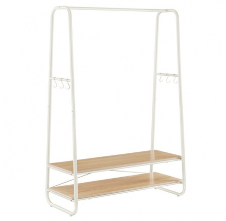 Věšák, kov, bílá, AUV-E1112 WT