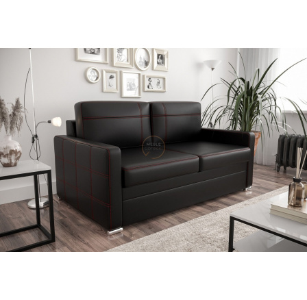 Sofa AVANTI III 167 cm - černá eko kůže Sofa AVANTI III 167 cm - černá eko kůže