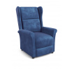 Polohovací křeslo AGUSTIN 2, modrá