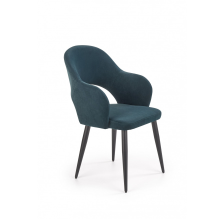 Jídelní židle K364, tmavě zelený Velvet