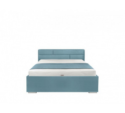 Čalouněná postel KATE FUTON 140x200, modrá