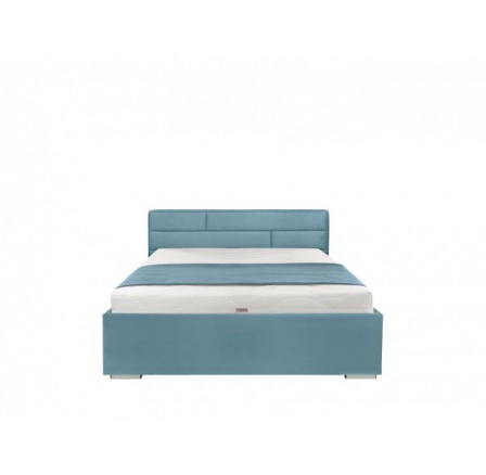 Čalouněná postel KATE FUTON 140x200, modrá
