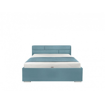 Čalouněná postel KATE FUTON 140x200, modrá