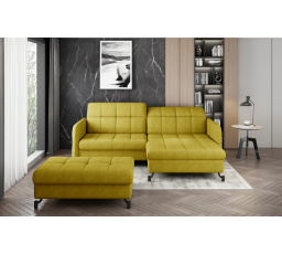 Rohová sedací souprava LORELLE + Taburet Omega 68 110x200 Pravý 1