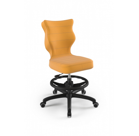 Židle pro mládež Petit , černá Velvet 35 velikost 6 WK+P