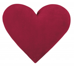 Polštářek srdíčko vínové