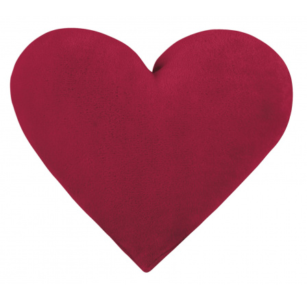 Polštářek srdíčko vínové