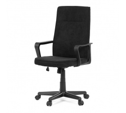 Kancelářská židle, houpací mechanismus, černá látka, KA-L607 BK2